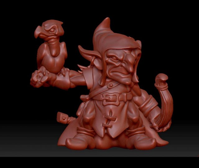 troll goblin Model 3D .c4d .max .obj .3ds .fbx .stl .blend 