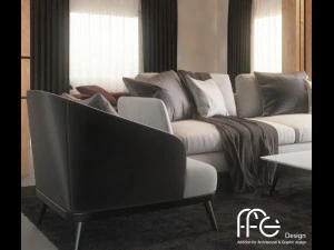 Hamato villa 3d interior design 3D Model