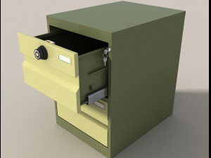 locker file cabinets 3D Модель