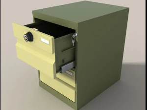 шкафчики для документов 3D Модель