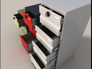 locker file cabinets 3D Модель