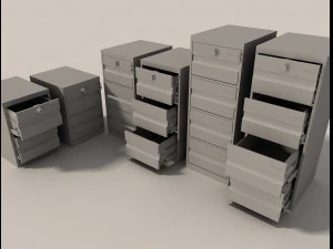 шкафчики для документов 3D Модель