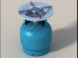 portable outdoor picnic gas cooker 3D Model