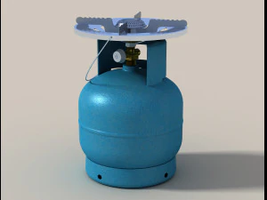 portable outdoor picnic gas cooker 3D Model