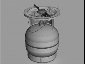 portable outdoor picnic gas cooker 3D Model