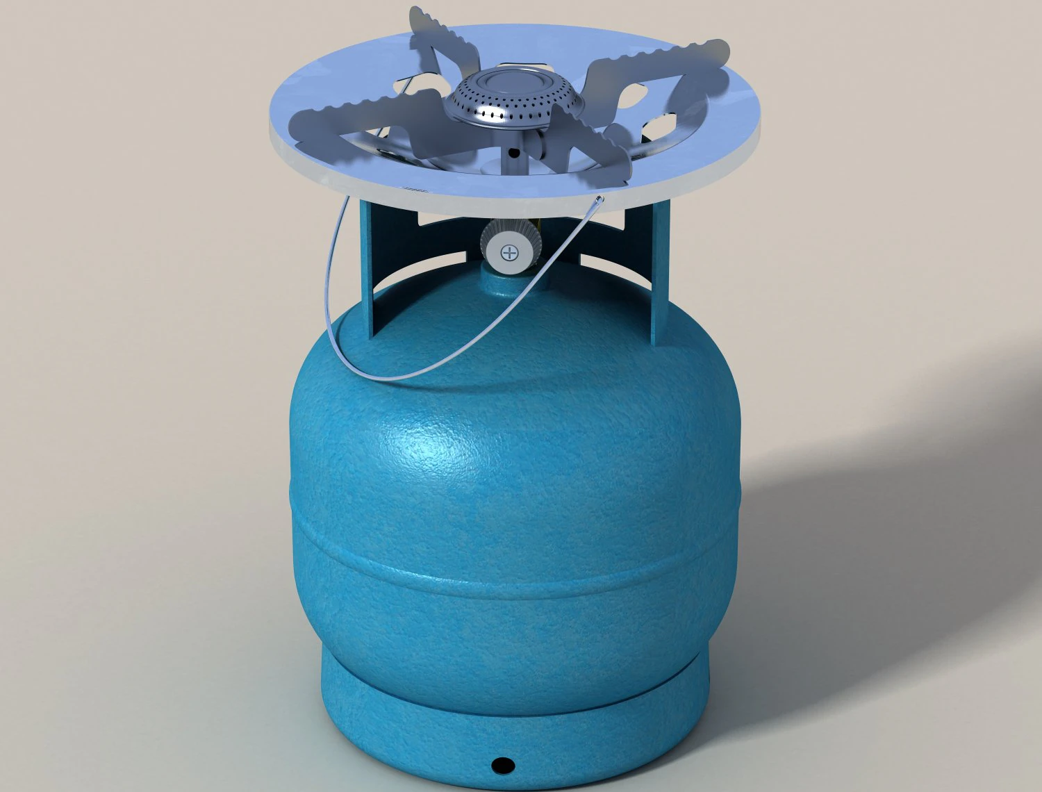 portable outdoor picnic gas cooker 3D Model .c4d .max .obj .3ds .fbx .stl .blend
