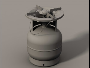 portable outdoor picnic gas cooker 3D Model