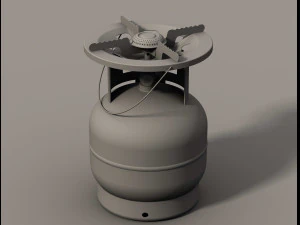 portable outdoor picnic gas cooker 3D Model
