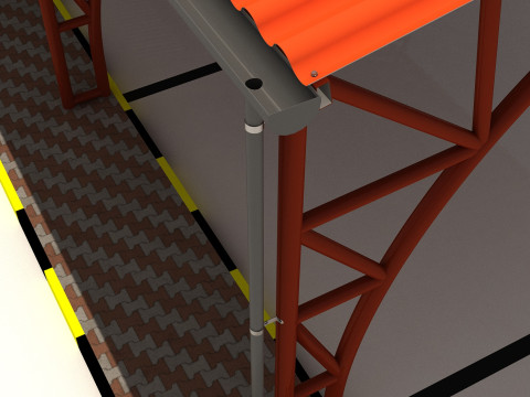 Car shed -CS500X14-A0 Modèle 3D