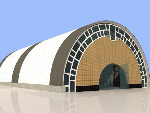 Sistema di copertura UBM -UBM12X20-A3 Modello 3D