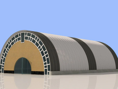 UBM Roofing System -UBM12X20-A3 3D Model
