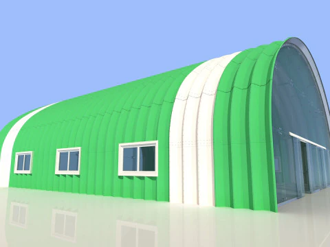 Sistema de cobertura UBM -UBM17X20-B4 Modelo 3D
