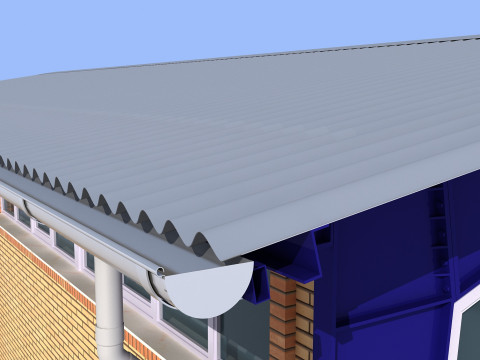 Industrial Shed -IS9x18B 3D 模型