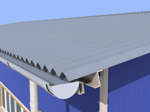 Industrial Shed -IS9x18C Modèle 3D