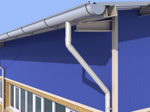 Industrial Shed -IS9x18C Modèle 3D