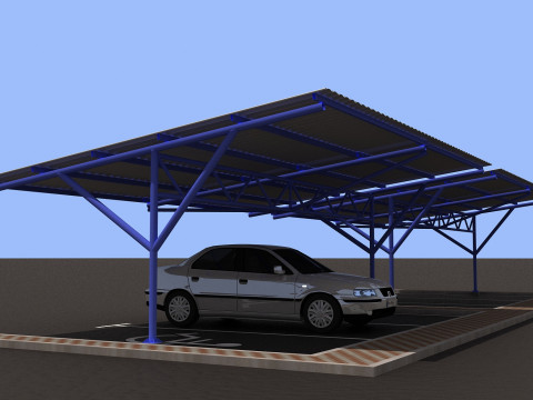 Car shed -CS600X1750-A 3D 模型