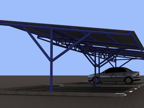 Car shed -CS600X1750-A 3D 模型