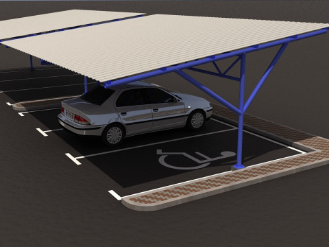 Car shed -CS600X1750-A 3D 模型