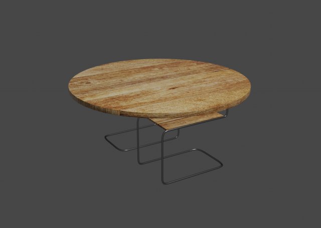 coffee table 3D 模型 .c4d .max .obj .3ds .fbx .stl .blend