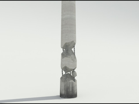 Road lights 3D Model