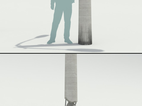 Road lights 3D Model