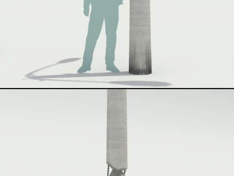 Road lights 3D Model