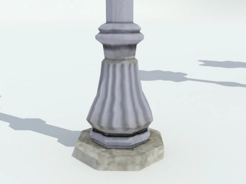 Traffic light poster 3D Model