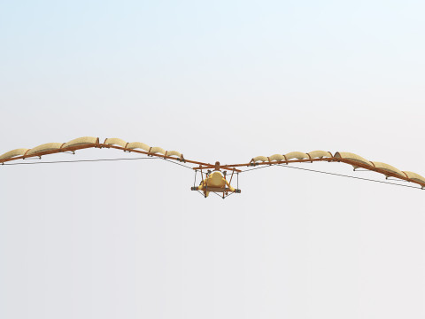 Leonardo da vinci flight 3D Model