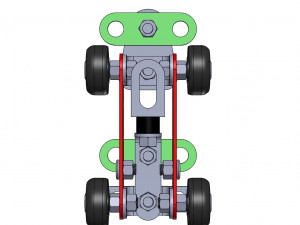 metal racing car diy toy Modelo 3D