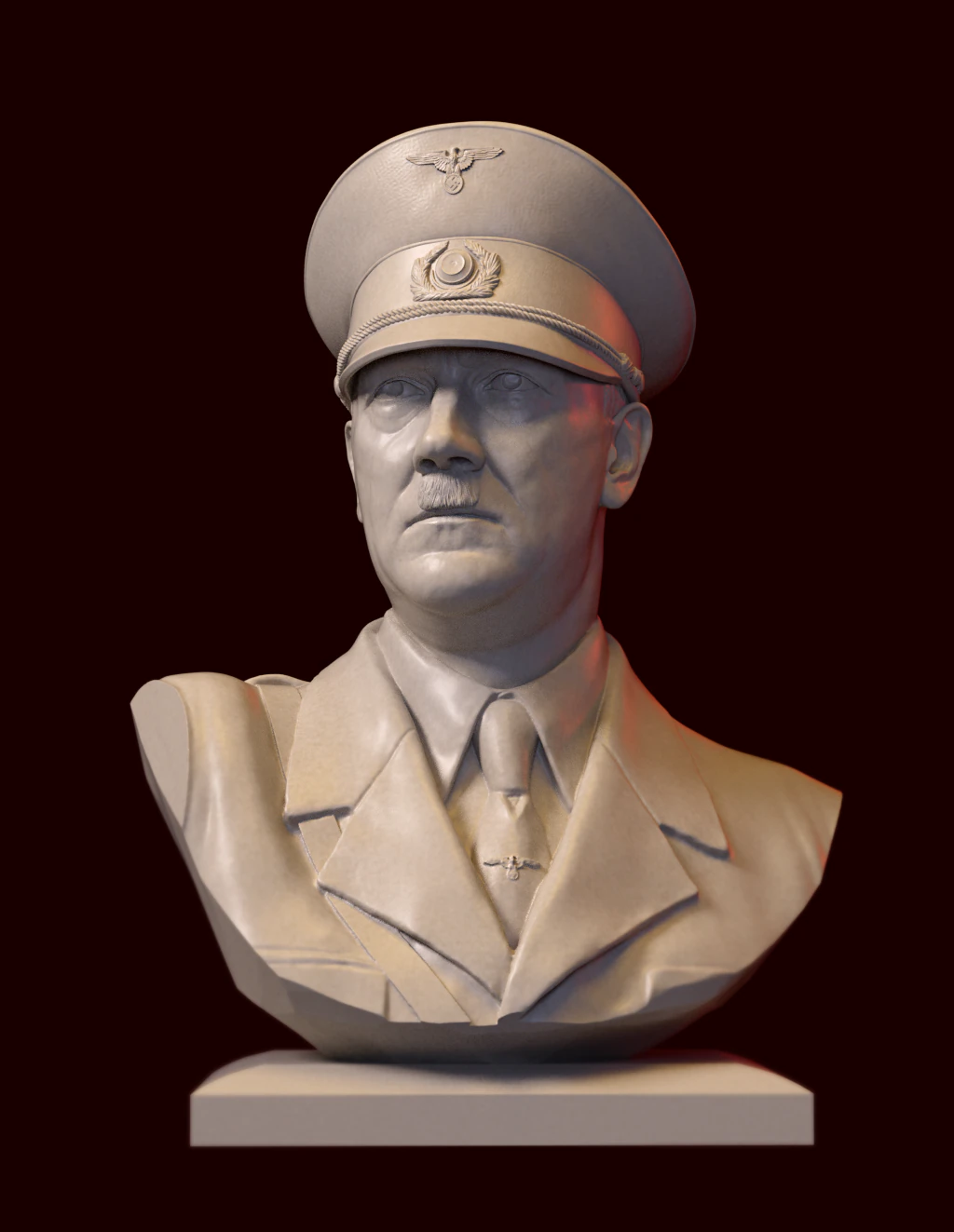 Adolf hitler 3D Print Model .c4d .max .obj .3ds .fbx .stl .blend 