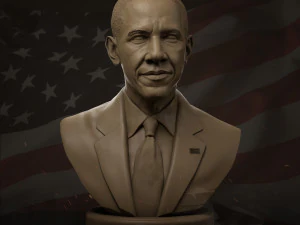 barack obama Modello di stampa 3D