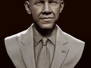 barack obama 3D-printmodel