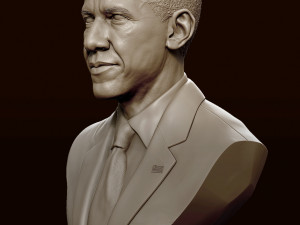 barack obama 3D-printmodel