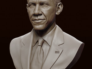 barack obama 3D-printmodel