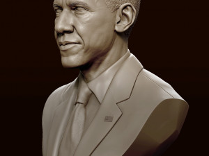 barack obama 3D-printmodel