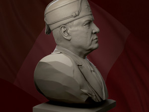 Benito mussolini 3D Print Model