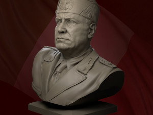 Benito mussolini 3D Print Model