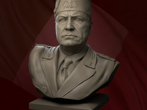Benito mussolini 3D Print Model