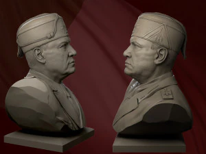 Benito mussolini 3D Print Model