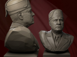 Benito mussolini 3D Print Model