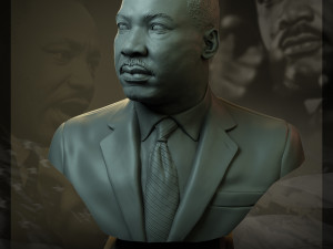 Martin luther king 3D-printmodel