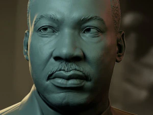Martin Luther King Modello di stampa 3D