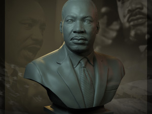 Martin luther king 3D-printmodel