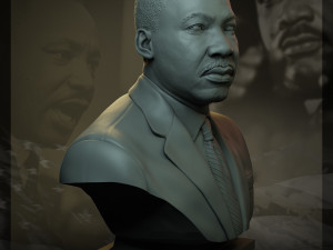 Martin luther king 3D-printmodel