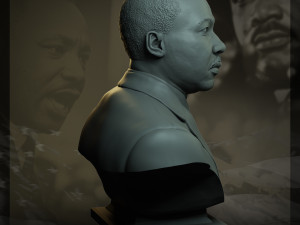 Martin luther king 3D-printmodel