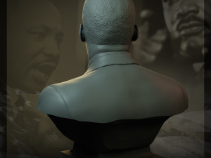 Martin luther king 3D-printmodel