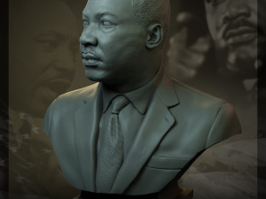 Martin luther king 3D-printmodel