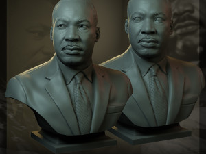 Martin luther king 3D-printmodel