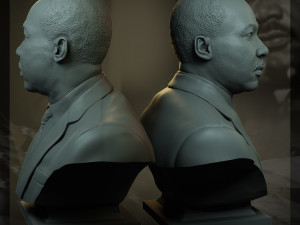 Martin luther king 3D-printmodel