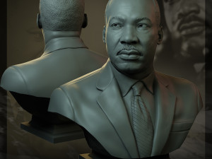 Martin luther king 3D-printmodel